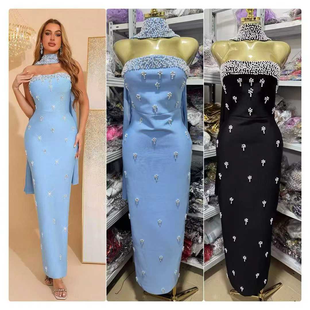 Robe de soirée élégante noire